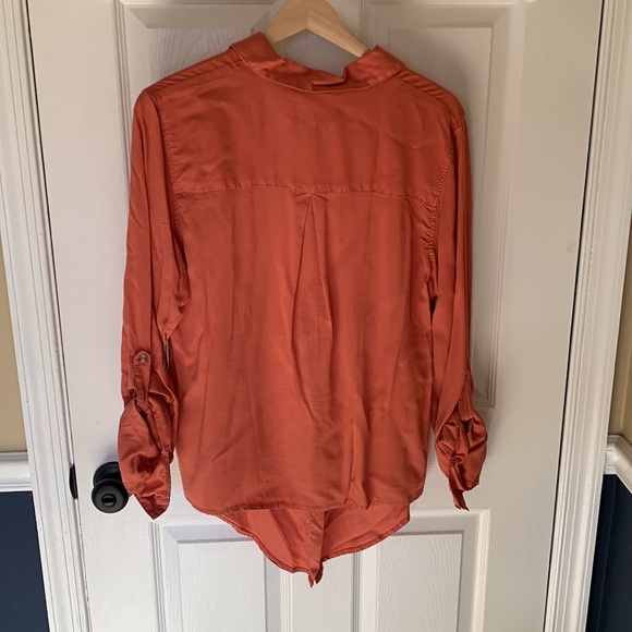 Thread + Supply orange button down - Picture 2 of 3